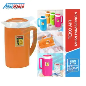 Thermo Water Jug Lion Star [2.5 L] / Teko Termos Tempat Air Minum Tahan Panas Dingin / Teko Serbaguna / Teko Air Lion Star Besar / Dispenser Air Buah Hijau