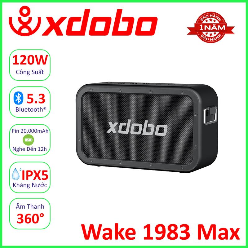 Loa Bluetooth 5.3 Xdobo Wake 1983 Max 120W Loa Bass Trầm Ấm, Mid Treb Sáng, Âm Thanh Trong Chi Tiết Âm Thanh 360 Độ Củ Loa Nghe Nhạc loa  xdobo weka 1983 max