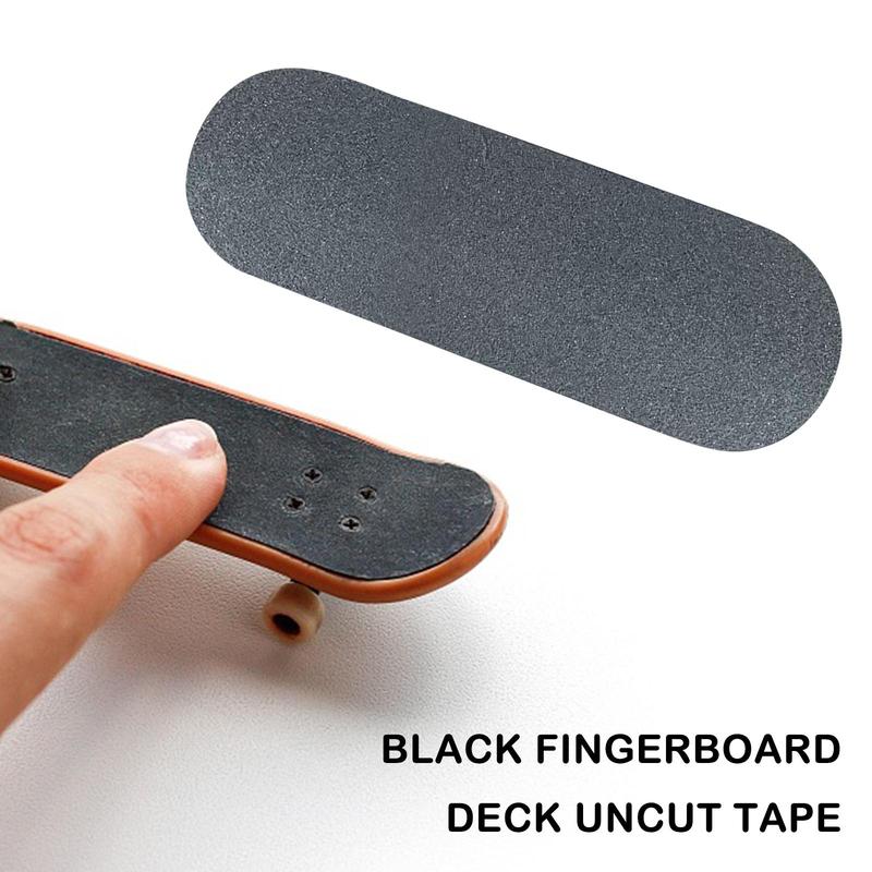 Product Introduction of 1pcs Black Fingerboard Deck Uncut Tape Skateboard Anti-Skid Tape Kids Stickers Toy Sports W8E2 24