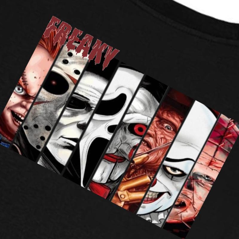 Freaky Tshirt Kaos Jumpscare Black / White Tees Katun 2