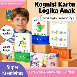 Kartu Logika Warna Oranye, Hijau, Biru – Dasar, Menengah, Lanjut. Latih Pemikiran Logis & Problem-Solving, Ideal Anak & Remaja. Bahan Kokoh, Desain Jelas, UK 10x15cm. Bantuan Pengembangan Keterampilan Berpikir!