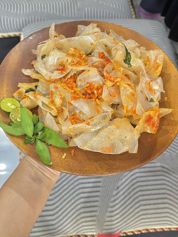 Bánh tráng phơi sương muối sặc vị sate tỏi me Gia Vị - Thực phẩm khô 3