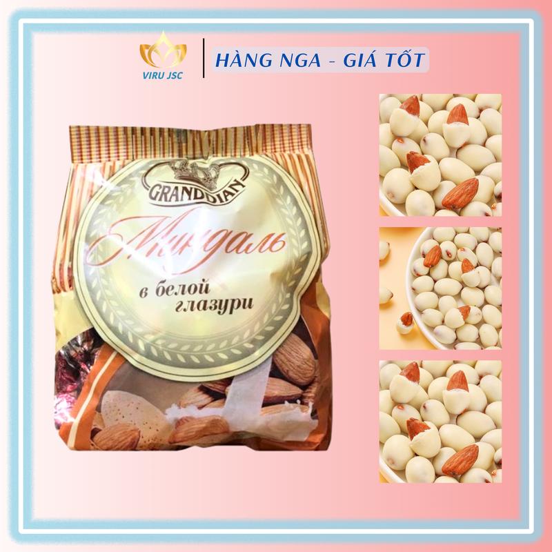 [Việt Nga] - Kẹo Socola Hạnh nhân Trắng 450g - Nhập khẩu chính hãng Nga Snack Ăn Vặt Chocolate
