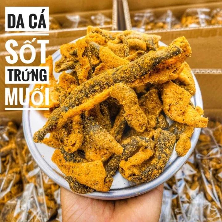 Da cá lắc trứng muối 250g loại đặc biệt, siêu giòn siêu ngon
