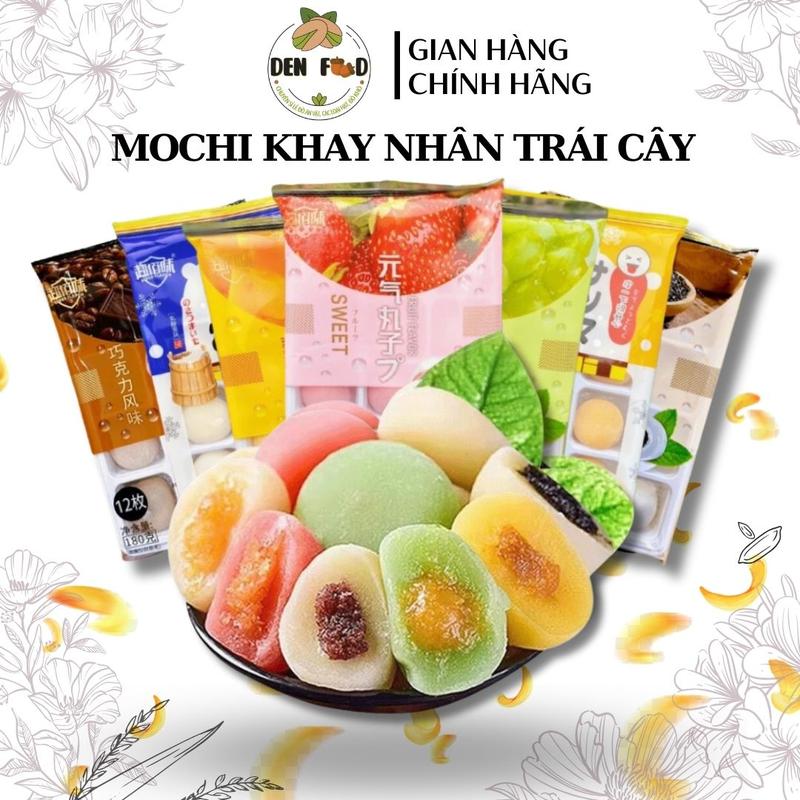  Bánh Mochi Nhân Trái Cây Kem Lạnh Đài Loan - Ăn Vặt Denfood Snack Chua 