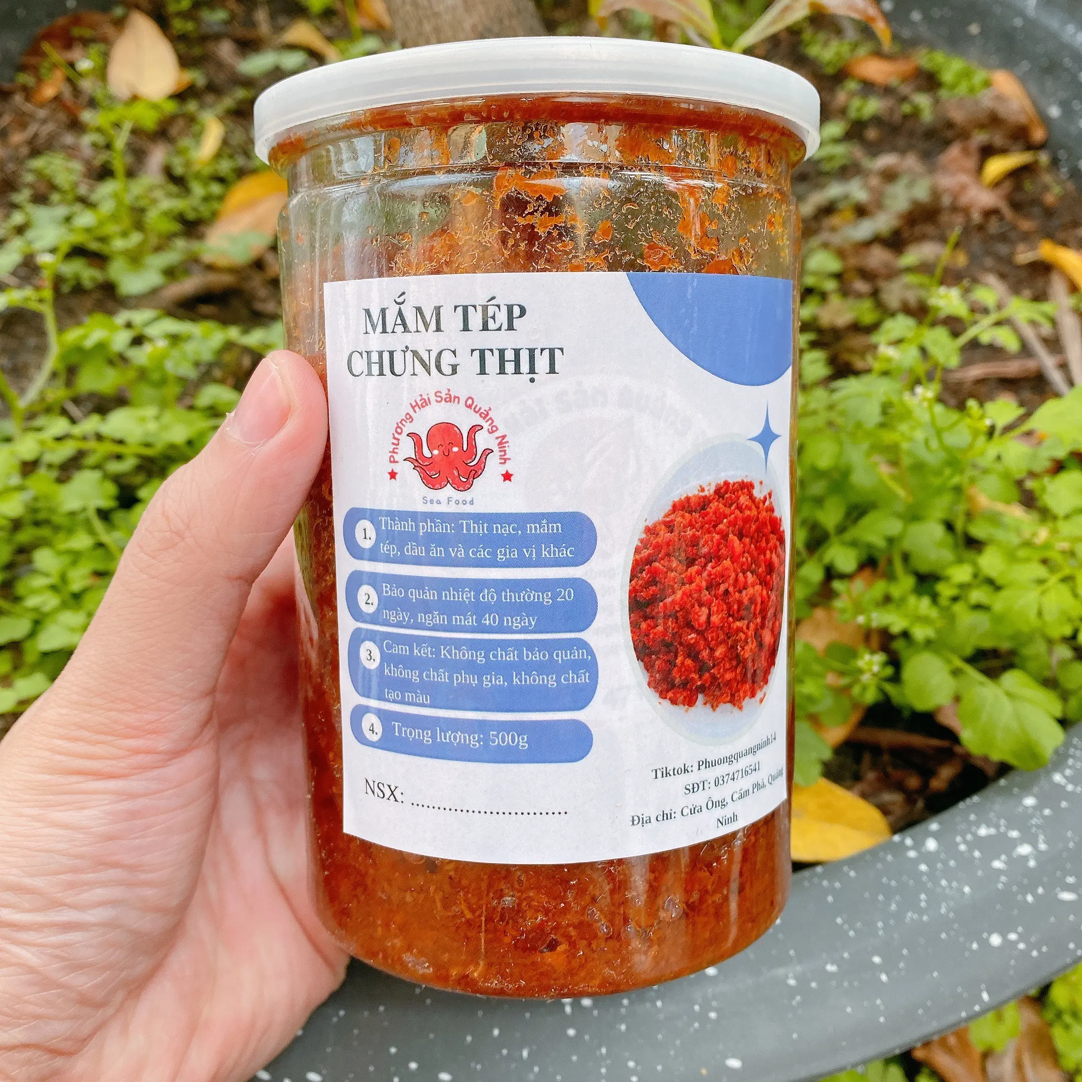 Mắm tép chưng thịt (có tôm) Quảng Ninh 500g - Food Ăn Liền Ăn Vặt