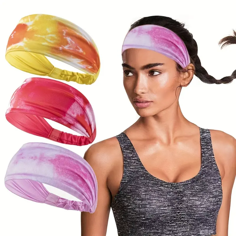 Cloud Pattern Unisex Sports Headband, Sweat-proof, Breathable And Comfortable Fabric Headband, Suitable For Outdoor Sports And Fitness 7