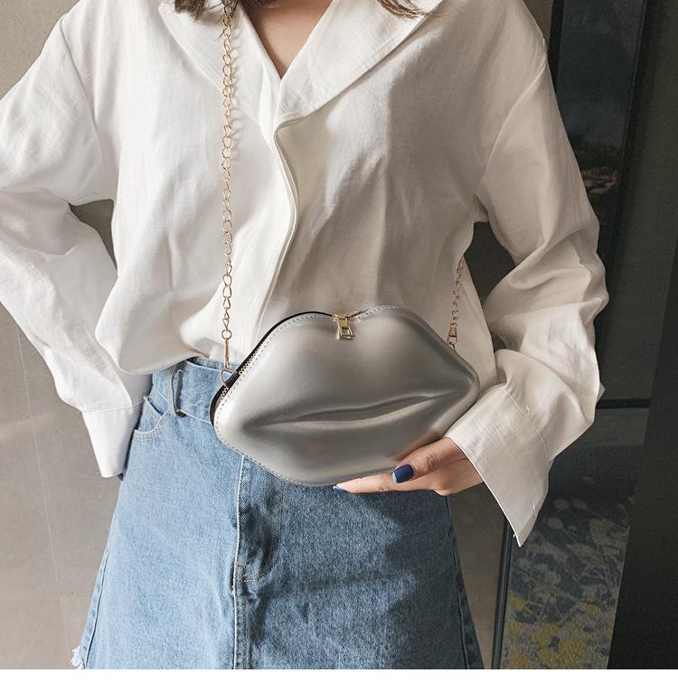 Product Introduction of Fashion Korean style chain lip small bag ins super hot women's bag all-match mini shoulder messenger bag 18