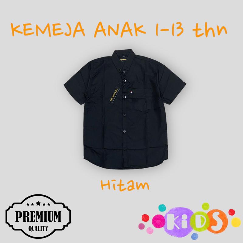 TERBARU!!! Kemeja Anak Laki Laki Umur 1-13 Tahun Kemeja Polos Lengan Pendek Premium Kemeja Polos Anak Laki Laki Terlaris 2024 5