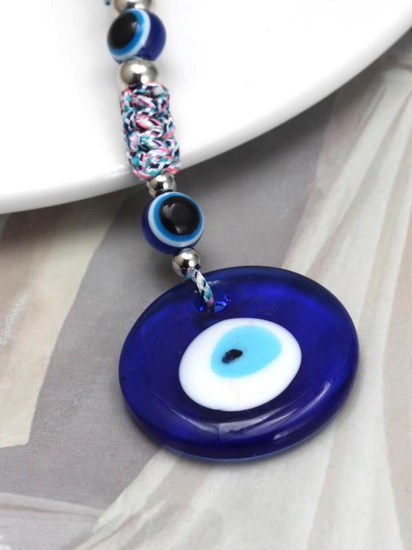 Unisex Street Trend Evil Eye Design Keychain, Trendy Vintage Key Holder & Key Fob for Car Key, Chic Accessories As Gift for Friends 5