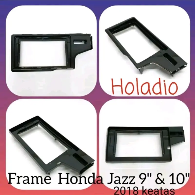 Frame Head Unit Android 9" dan 10" OEM Khusus Honda Jazz 2014 keatas / FRAME HONDA JAZZ / FRAME JAZZ 0