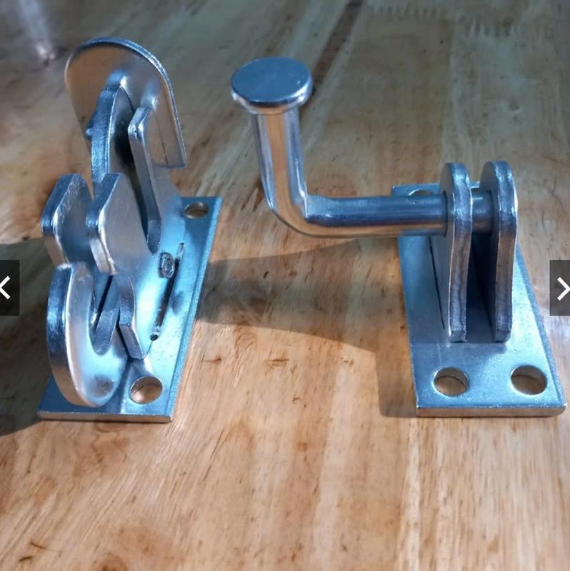  Chốt cửa lùa siêu tiện lợi  đóng dễ dàng  an toàn tuyệt đối tằng kèm 8 vít 