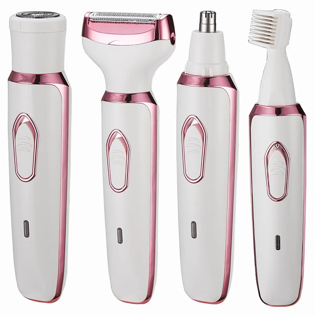 4 in 1 Electric Shaver for Women, 1 Set USB Rechargeable Grooming Kit, Epilator Hair Remover, Lady Electric Shaver for Face, Nose, Legs and Underarm, Christmas, Fall, Winter Gift, Gift