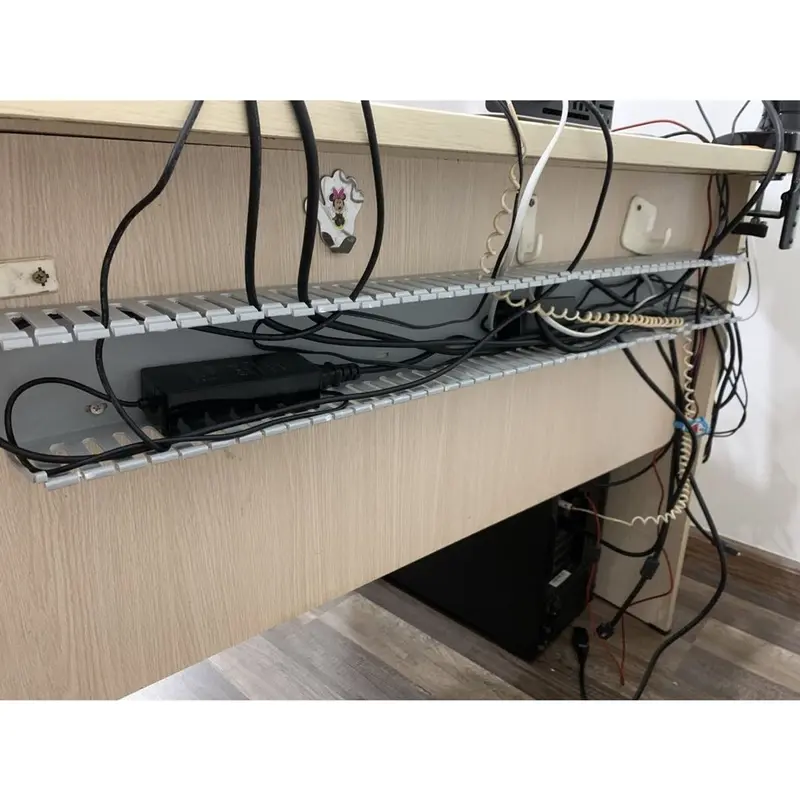 Máng Đi Dây Hãng SINO Nhựa Cao Cấp, Máng Răng Lược Lắp Tủ Điện Đủ kícḣ Thước 25x25 Đến 65x65 Dài 85cm 5