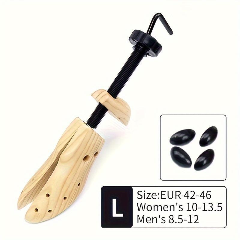 Product Introduction of Adjustable Wooden Shoe Stretcher, 1 Count Durable Shoe Shaper for Men and Women, Comfort Fit for Wide Feet, Relieves Bunions & Calluses 5