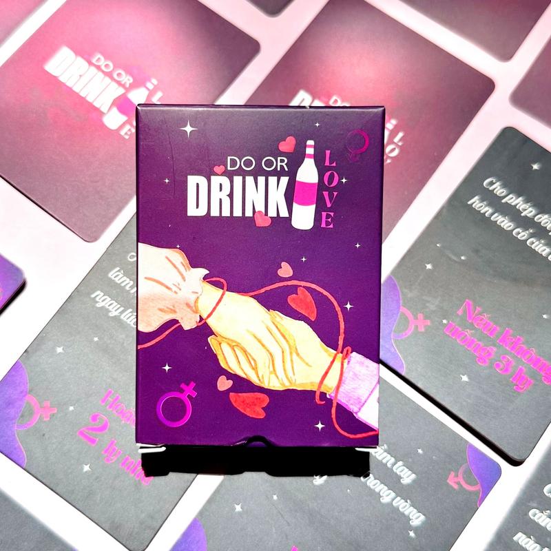 Bài tình yêu drinking game do or drink dành cho cặp đôi hẹn hò tìm hiểu 35 lá boardgame love Bộ Bài Thẻ Bài Cards