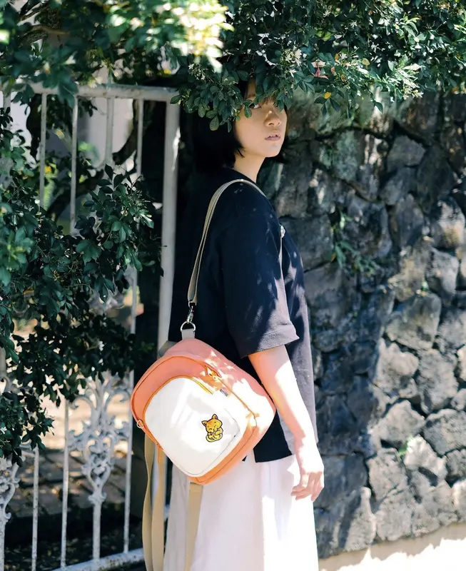CRSL Frank Bag | Mini Ransel Backpack 3 in 1 | Tas Kecil multifungsi Kanvas Wanita 4