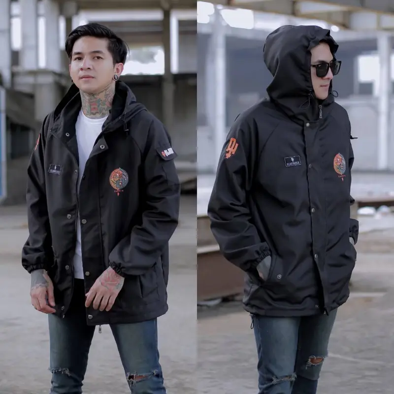 JAKET PRIA - JAKET CASUAL PRIA-JAKET SALVIOHEXIA-JAKET WATERPROOF OUTDOOR -JAKET PARASUT PRIA MURAH Cowok Nyaman Unisex Lembut Keren Distro Bandung 7