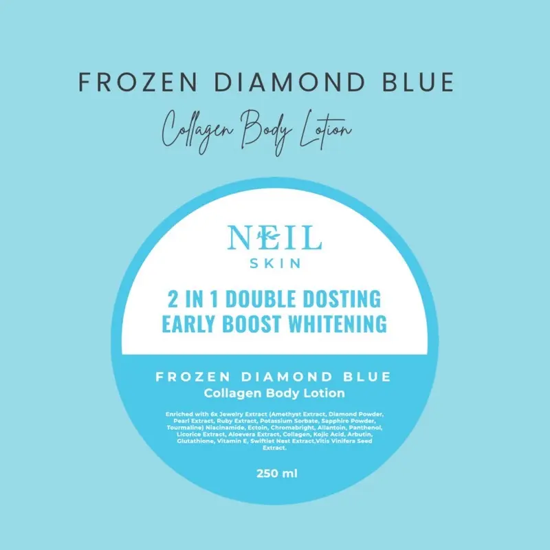 NEIL SKIN - 2 IN 1 DOUBLE DOSTING WHITENING BOOSTER 250ML / LOTION SIANG DOSTING UV FILTER 4