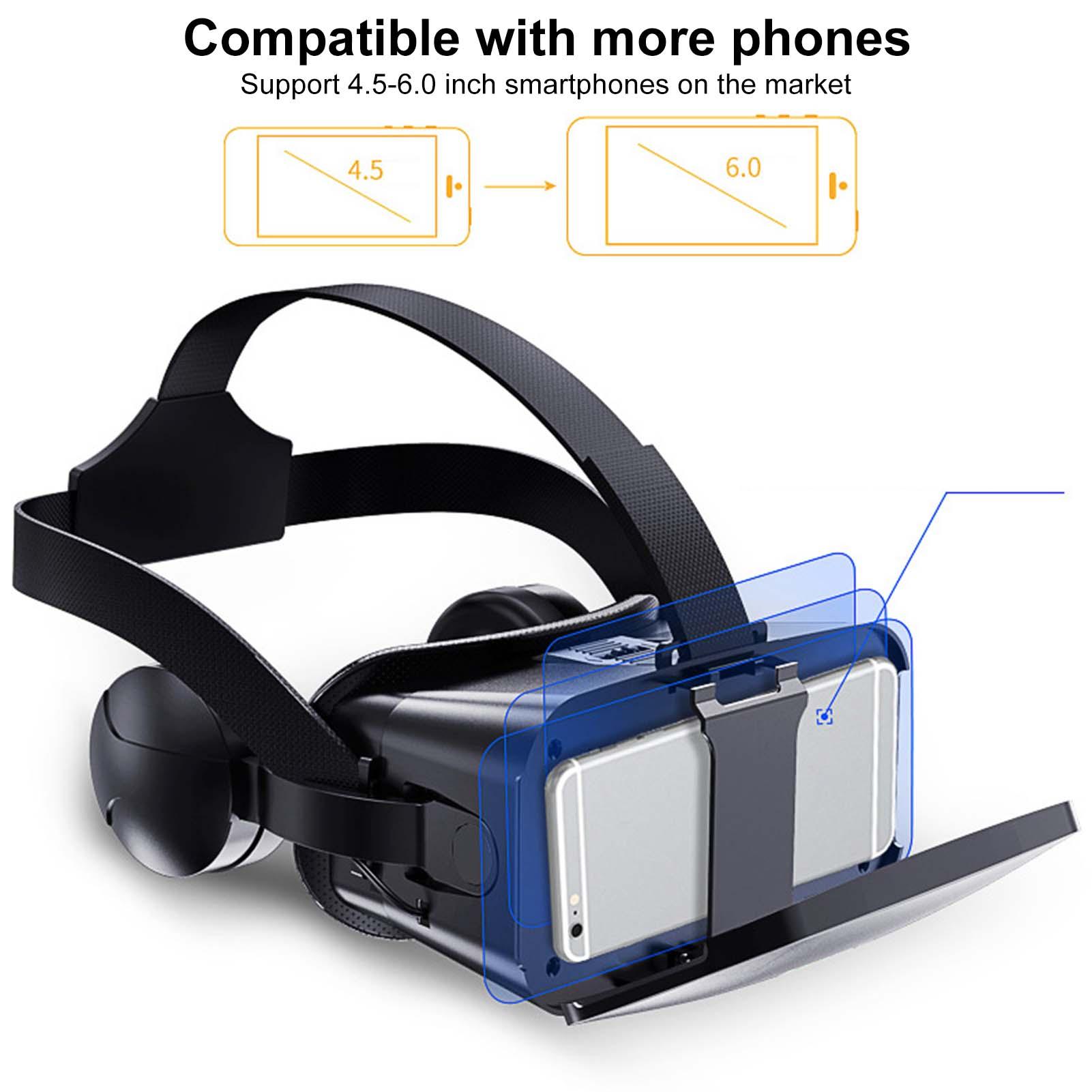 Adjustable VR Glasses HiFi Headset Immersive 3D Virtual Reality Glasses For IOS Android PC With Wireless Handle Eye Protection - Image 10
