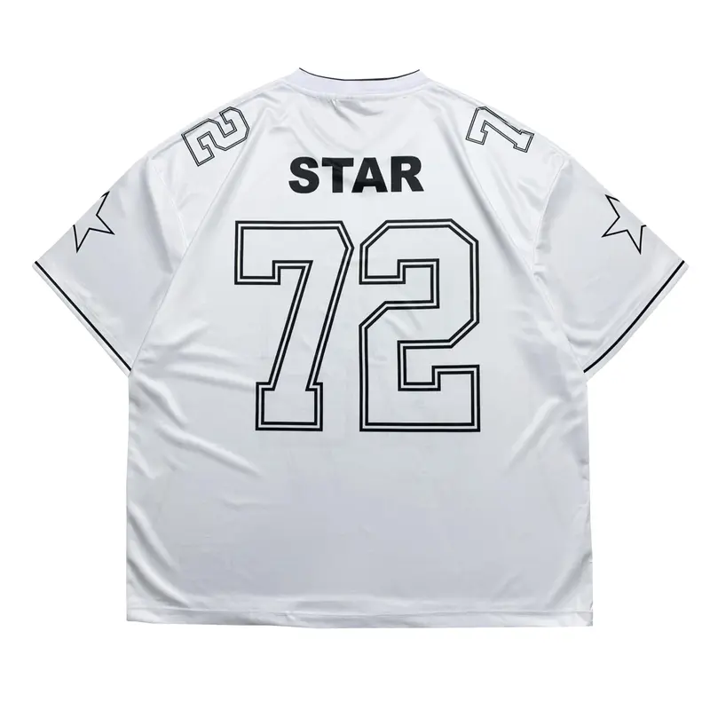 Baju Kaos Jersey Boxy Oversize Unisex Pria Wanita - 72 CLOTE / Streetwear / Retro / Vintage / Music / NFL / Rugby / Y2K / Korea / Jersey Cewek / Band / Set Murah / Daily Outfit / Dry Fit / Clote / RZQ / Tshirt Distro 1