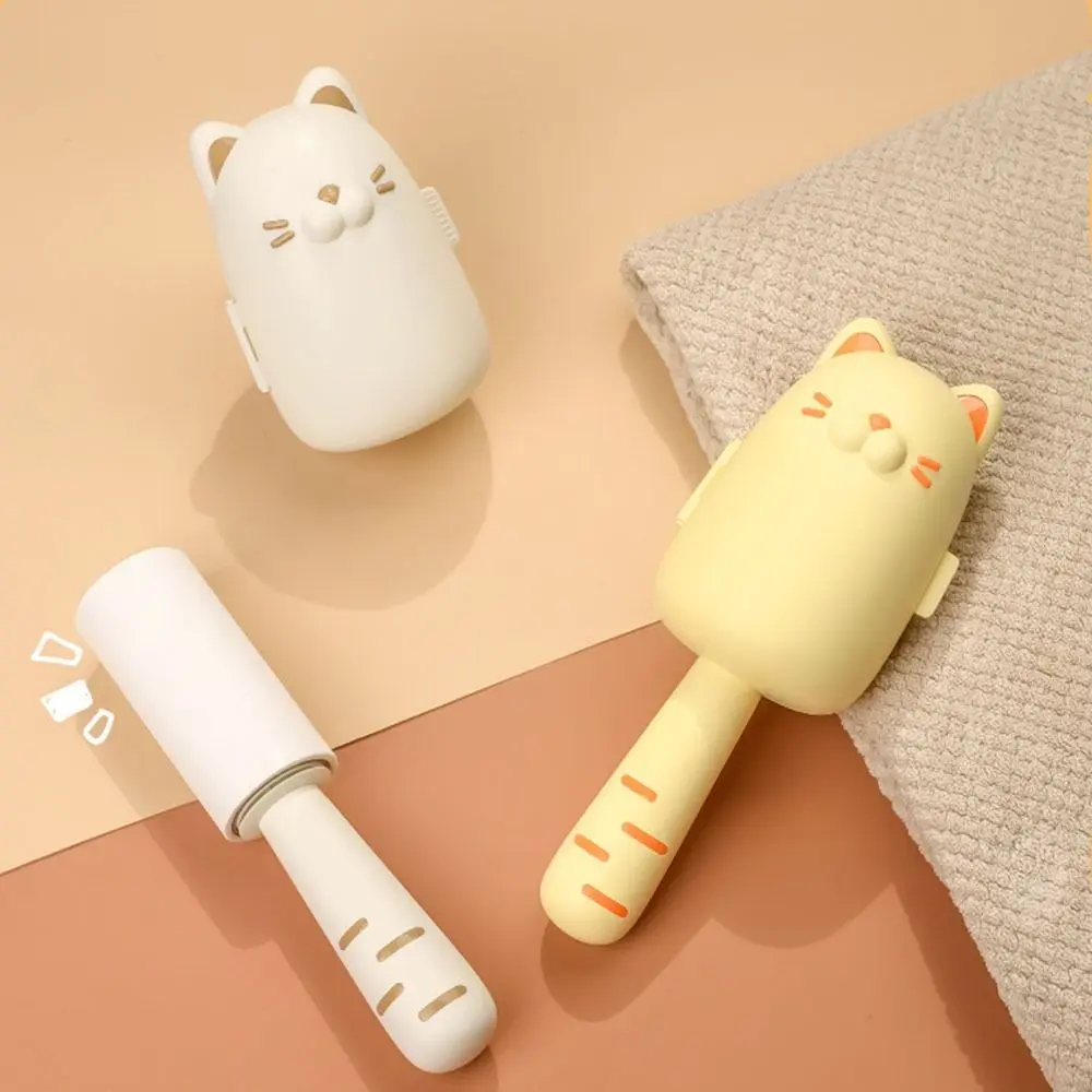 Cleaner Tearable Tearable Lint Roller Extra Sticky Dustproof Hair Cleaning Brush Plastic Replaceable Pet Hair Remover Furniture