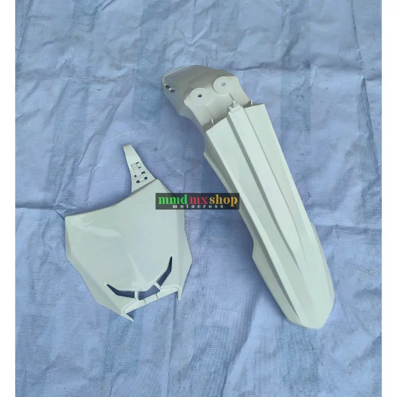 Spakbor depan rmz 450 dan Papan nomor rmz 450 set Supermoto Crf 150 l Klx bf Dtracker new 4