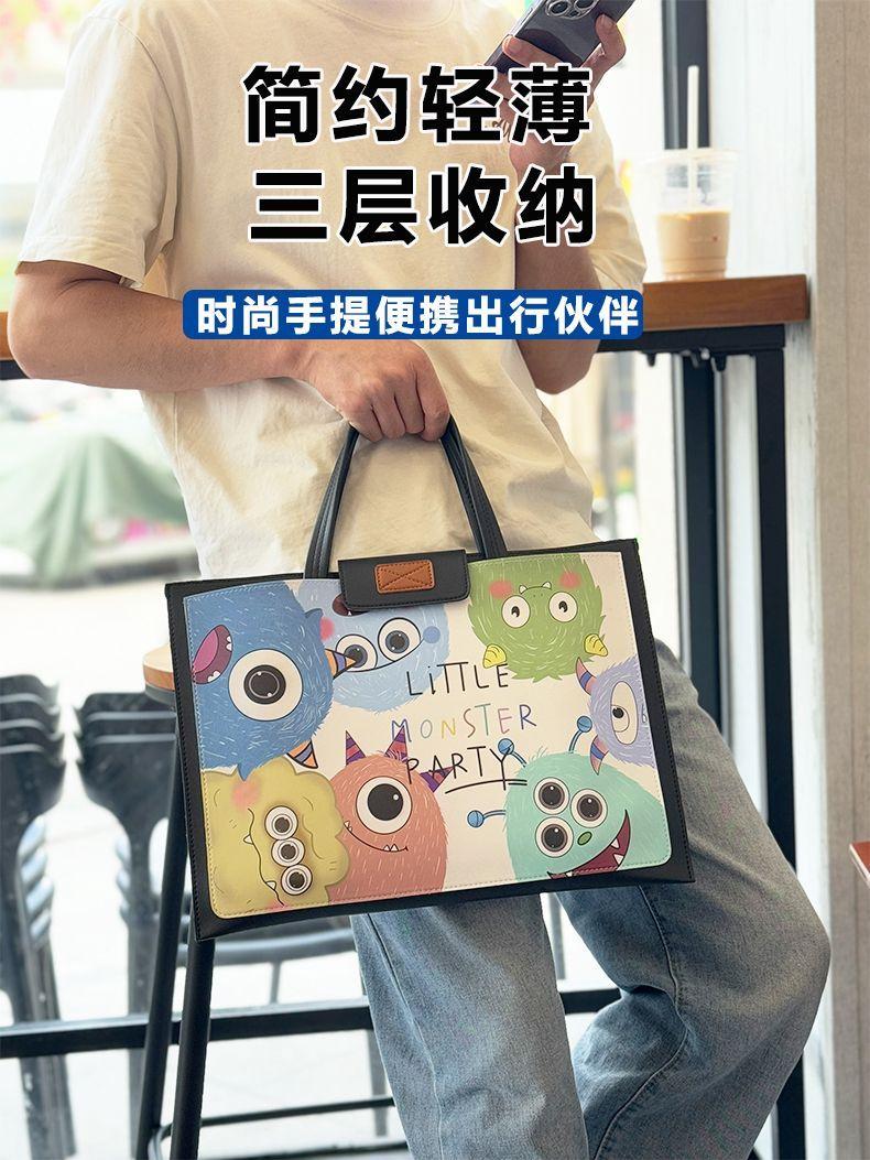 Product Introduction of Túi đựng máy tính xách tay, Cầm Tay, Thích hợp cho Huawei MateBook D14, Apple Air13.3, Lenovo 15.6, Bảo vệ cho năm 2025, Vỏ bảo vệ 16 inch Nam Bag 1