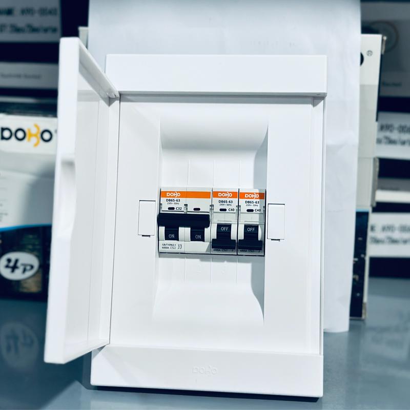 Tủ điện âm tường chính hãng DoBo Korea cao cấp có thanh đồng và lược nối trung tính - Chính Hãng DoBo Hàn Quốc 7