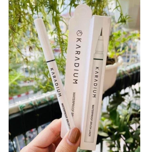 Mẫu Mới Bút Dạ Kẻ Mắt Kara.dium Waterproof Brush Liner Mỹ Phẩm Cosmetic