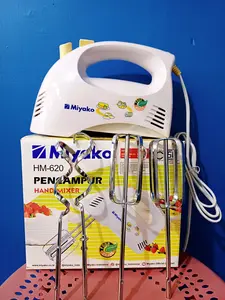 Mixer Tangan Miyako HM-620 / Hand Mixer Miyako HM-620 Pengaduk Kue Garansi Resmi 1 Tahun