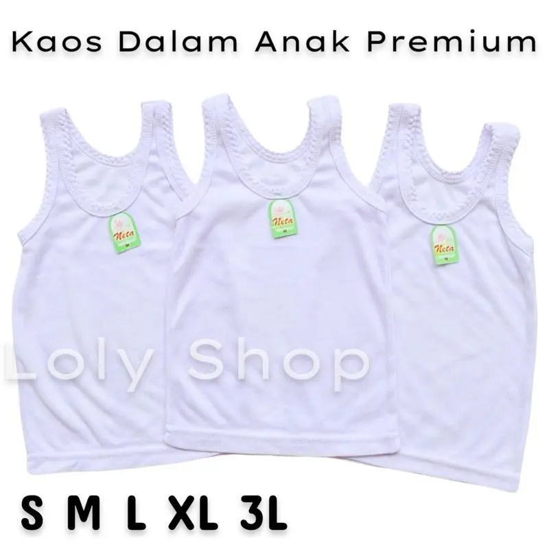 RAGAS PROMO O KAOS Dalam Anak PREMIUM / Singlet Anak MURAH FLASH SALE
