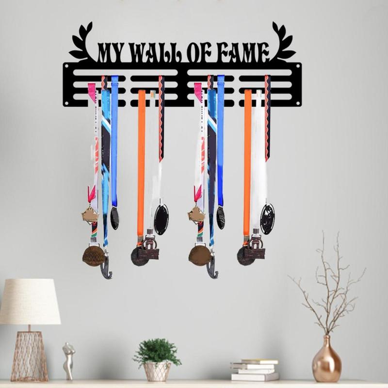 Medal Hanger Metal Display Hanger Rack Frame for Running Marathon ...