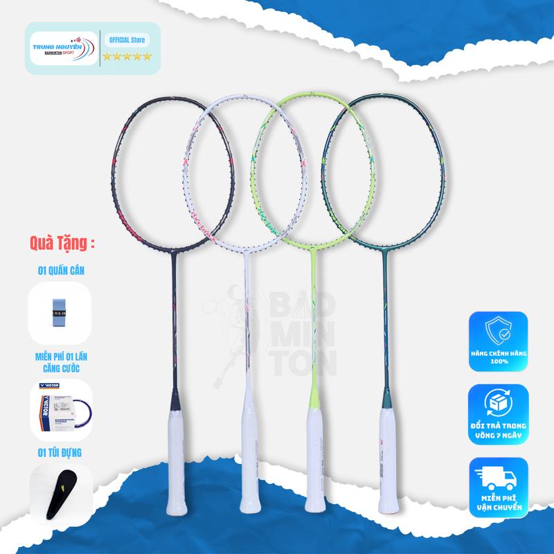 Vợt Cầu Lông Axforce Cannon Nội Địa Chính Hãng Căng Dây Sẵn 11Kg.Tặng 1 Quấn Cán Tặng 1 Bao Đựng Vợt. Sport.Nam Carbon