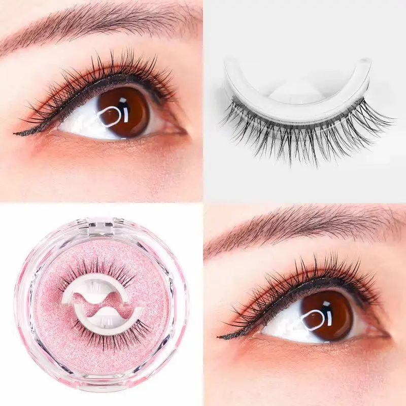 Eyelash extensions bulu mata palsu dengan lem free glue perekat 3D magnetic langsung tempel untuk natural Latina cosplay ala korea look cetar 5
