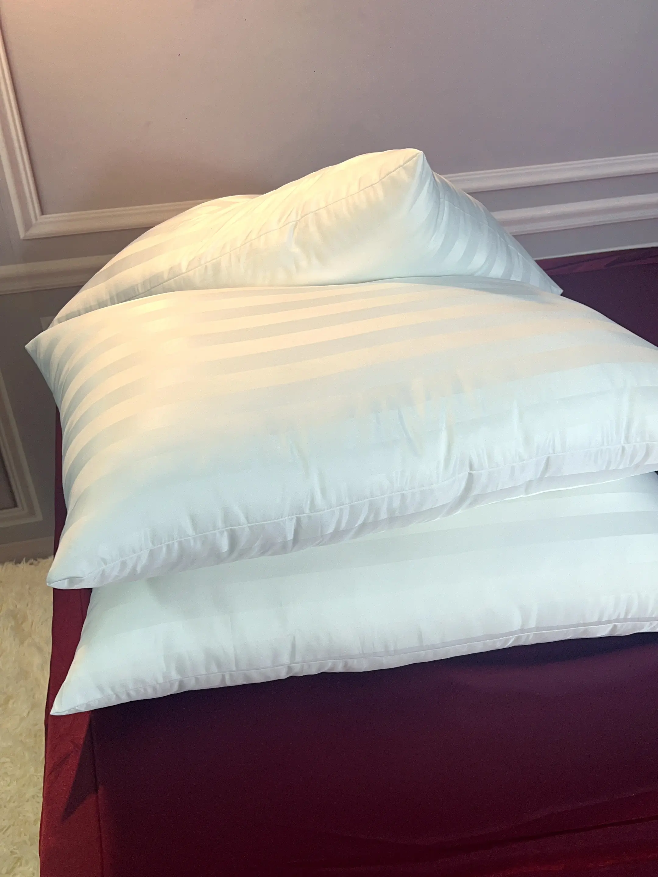Ruột gối bông lông vũ nhân tạo chuẩn KS 5 sao