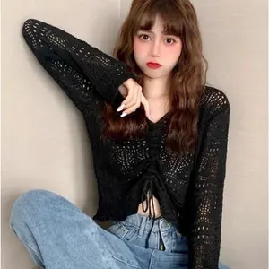 TARRA Atasan Cardigan Crop Top Style 7307