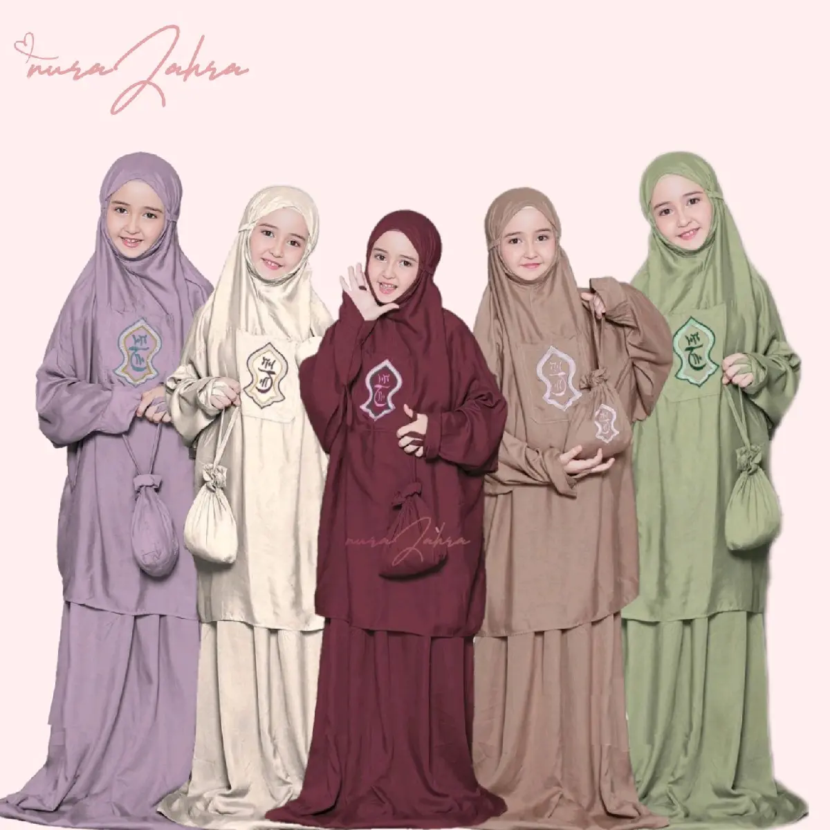 Mukena Abh Anak Terompah (Campur Warna)