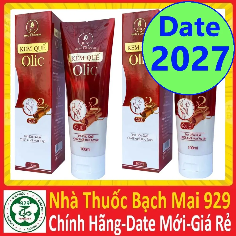 kem quế olic 100ml chính hãng [hàng mới về] Nữ Women