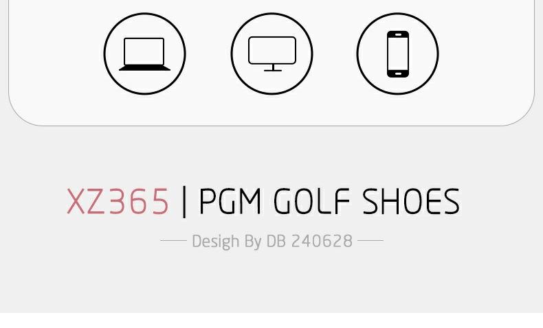 Product Introduction of [PGM] Cherry Blossom Golf Shoe Women's Shoes Waterproof Sports Shoes Non-Slip Lightweight Knob Comfortable Shock-Absorbing Nail-Free Shoes Xz365 23