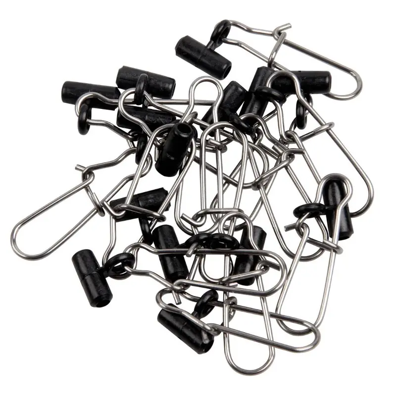 Fishing Line Sinker Slides with Fishing Clips & Hooked Snap Sinker, 30pcs Fishing Line Connector for Fishing Tackle, Outdoor Fishing Accessories 6