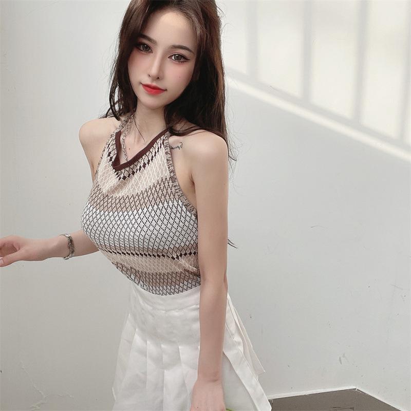 Product Introduction of Áo Mặc Bên Ngoài Và Mùa Hè, Thiết Kế Bãi Biển, Có Thể Mặc Bên Trong, Áo Vest Hai Dây Nhỏ Quần Áo Mới, Dành Cho Phụ Nữ Top Women Denim 12