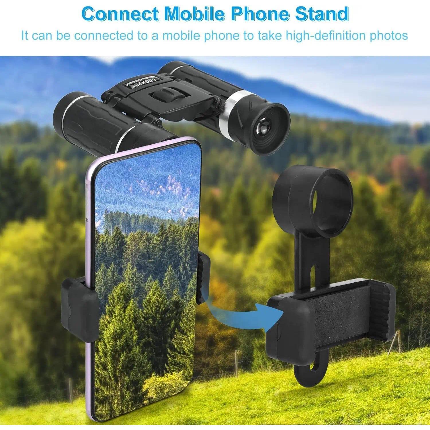 NEW 500X25 Hd Zoom 5000M/50000M Binoculars Telescope Folding Long-Distance Vision Micro Telescope For Camping Outdoor Sports