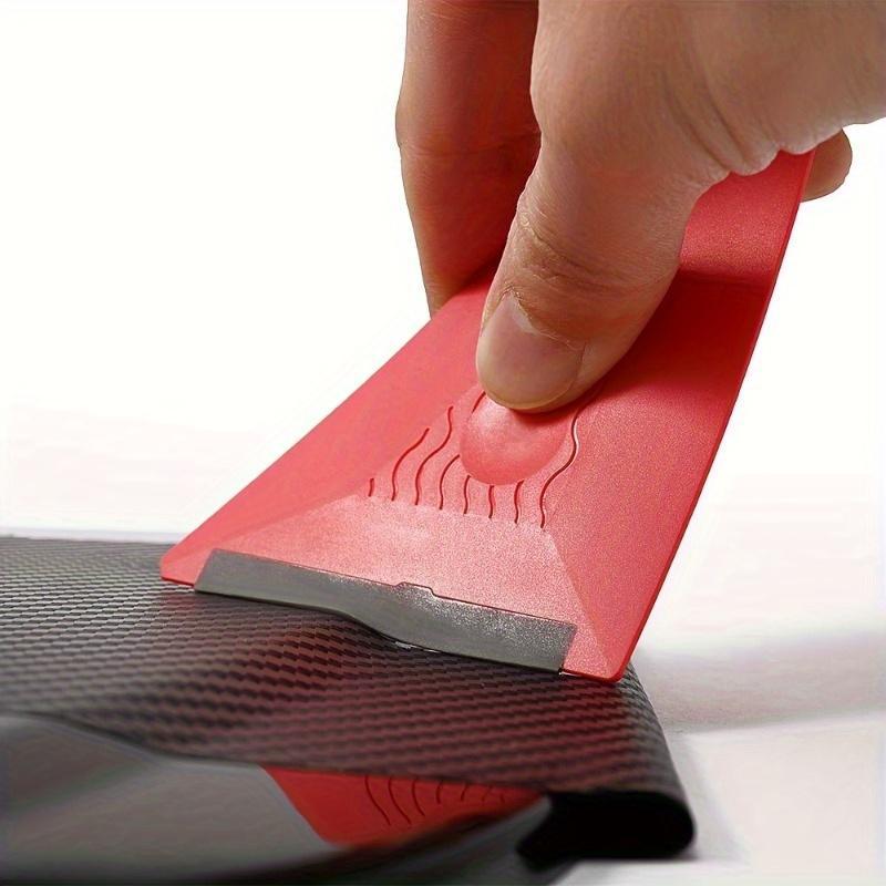 Car Film Scraper, 3 Counts/set Car Film Scraper Tool, Triangle Soft Scraper, Invisible Car Clothes Scraper, Multifunctional Scraper Tool for Car Film 0