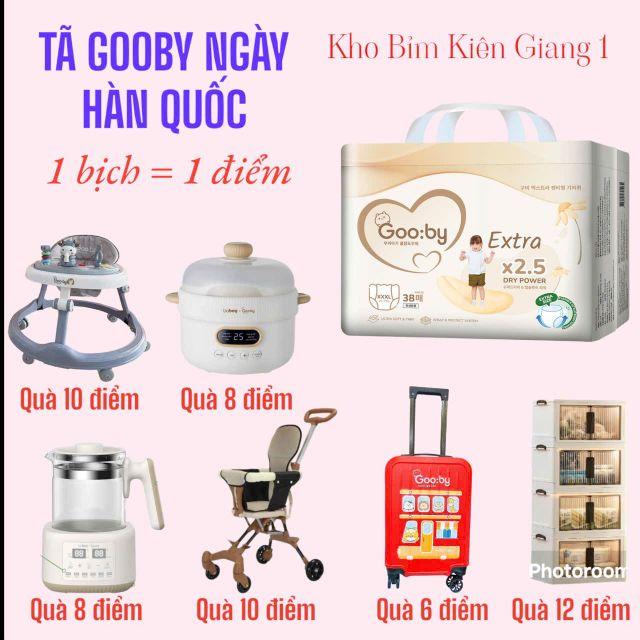 Product Introduction of (TÍCH ĐIỂM ĐỔI XE) 1 Bịch GOOBY EXTRA cho bé, Đủ size Dán và Quần Voi bỉm đêm 8
