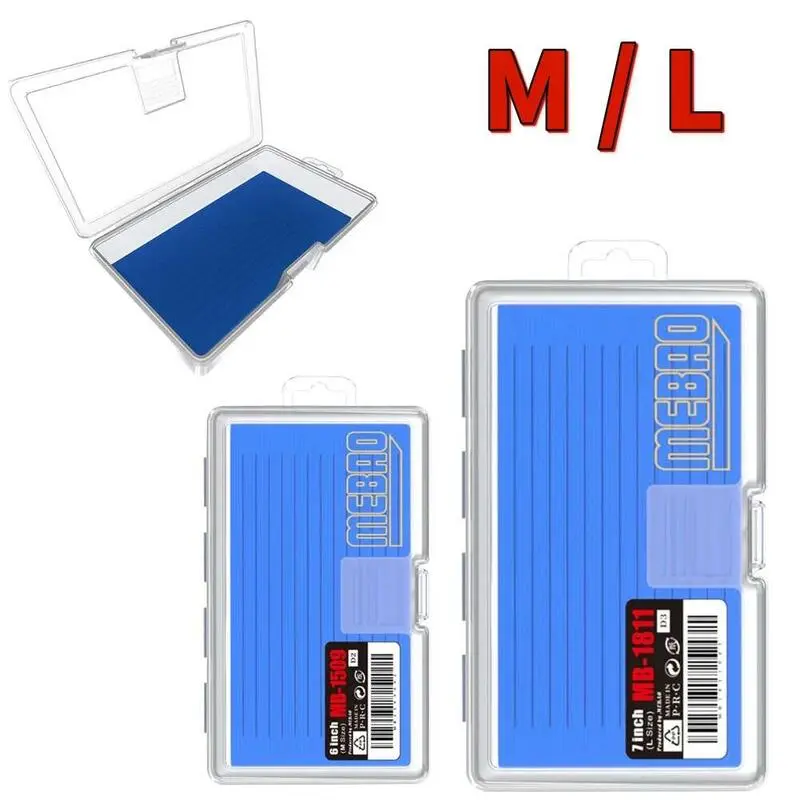 Tackle Plastic Waterproof Equipment Soft Fish Lure Hook Bait Storage Case Organizer Container Fishing Box