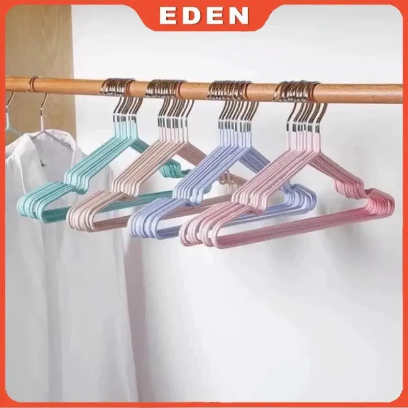 Set 30/50 cái móc quần áo chống trượt màu pastel giá sỉ, chống gỉ sét, nhiều màu Treo Quần Treo Quần Treo Quần Áo