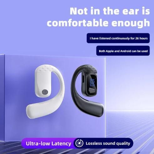 Product Introduction of "T30 PRO Earhook Headphones – Bluetooth 5.4, Wear on Both Ears, Fast Connection, Long Battery Life, Convenient Design for All Activities" 19