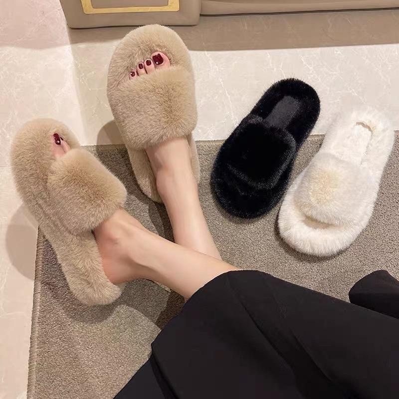 DÉP BÔNG,DÉP LÔNG 1 BẢN NGANG ĐẾ 5cm và 7cm hàng loại đẹp Slipper DéP Có Quai Jean Nữ