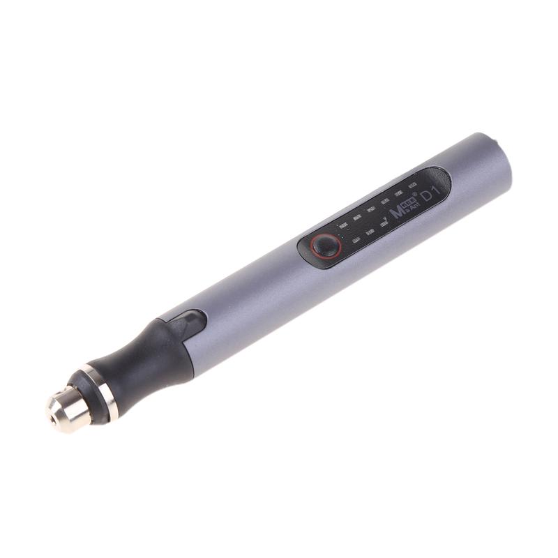 Lightweight Design Electric Grinding Pen Adjustable 3 Gears Speeds Rechargeable 2